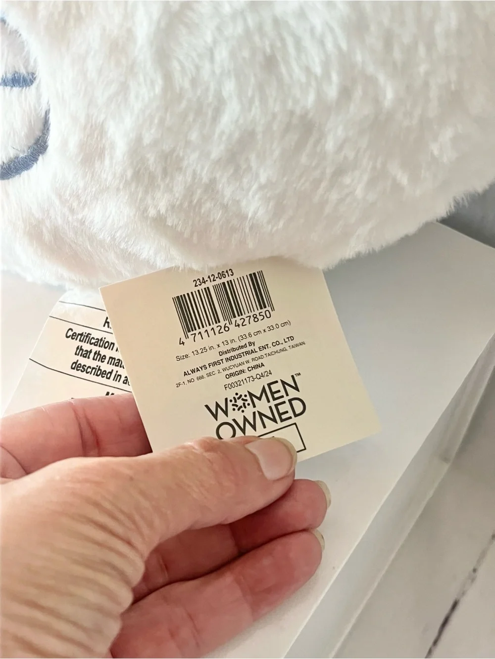 Target Bullseye Playground White Swan Plush Pillow Gold Beak NWT